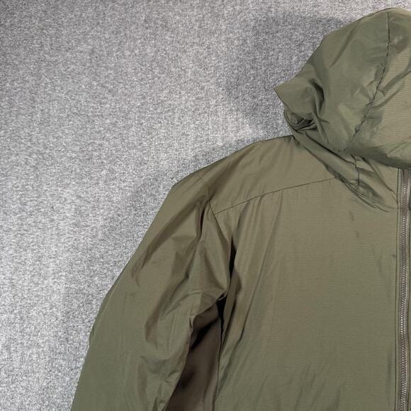 Arc'teryx Jacket Mens Large Olive Green Atom LT Hoody Hooded Insulated 24108 - Picture 8 of 15